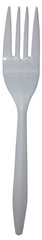 FORK, PLAS UNWRAPPED BULK WHT MED WT (1000/CS)