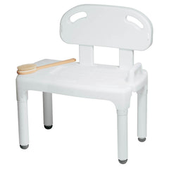 BENCH, TRANSFER W/BACK UNIV 400LLB CAP CAREXH