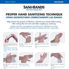 WIPE, WET HND SANIHAND BEDSIDE(20PK 48PK/CS)