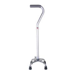 CANE, ALUM QUAD SM BASE OFFST HNDL ADJ (2/CS) CAREXH