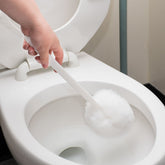 BRUSH, TOILET PUFF WHT (100/CS)