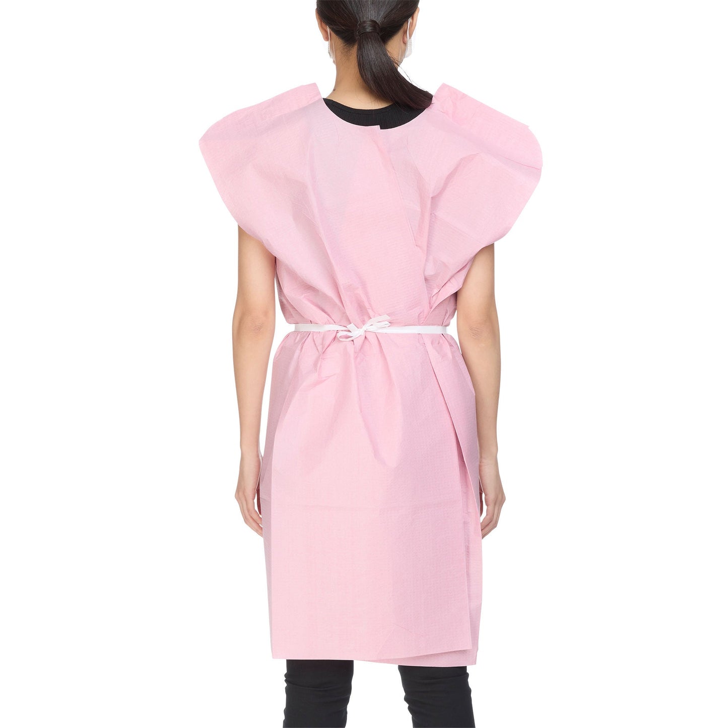 GOWN, EXAM T/P/T F/B OPN MAUVE30X42 (50/CS)