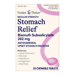STOMACH RELIEF, TAB FT SM CHEWREG 262MG (30/CT)