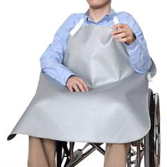 APRON, SMOKERS DLX GRY 30X34"