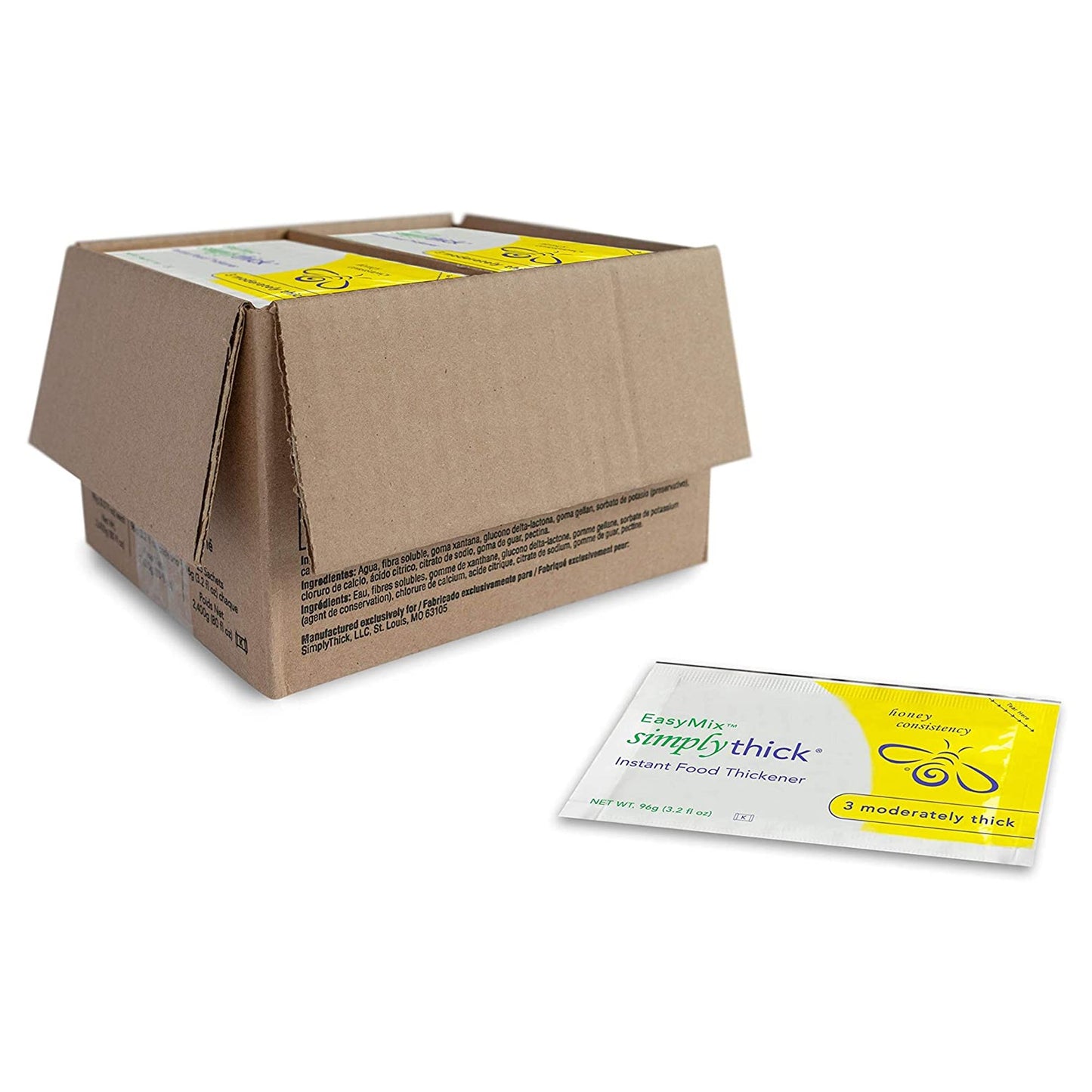 SIMPLY THICK, GEL HONEY 96GM BULK PACKETS (25/BX)