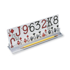 HOLDER, CARD PLAYER 15" CLEAR (4/PK)
