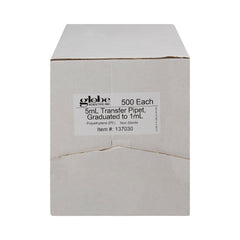 PIPETTE, TRANSFER 5ML GRAD (500/BX 10BX/CS)