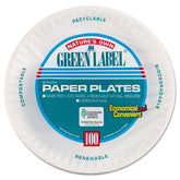 PLATE, PAPER 9" (100/PK 12PK/CS)