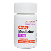 MECLIZINE HCL, TAB CHEW 25MG (100/BT)