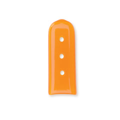CAP, INSTR TIP FLT W/VENTS ORGTINT .375X1 (100/PK) KEYSUR