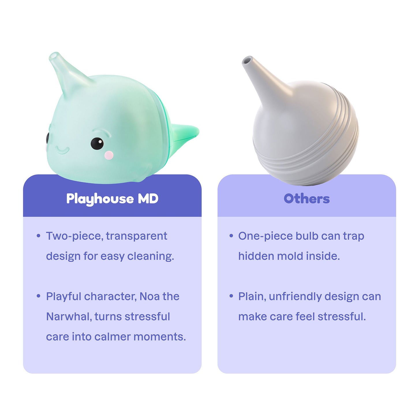 BULB, NASAL LIGHT-UP NARWHAL (12/CS)