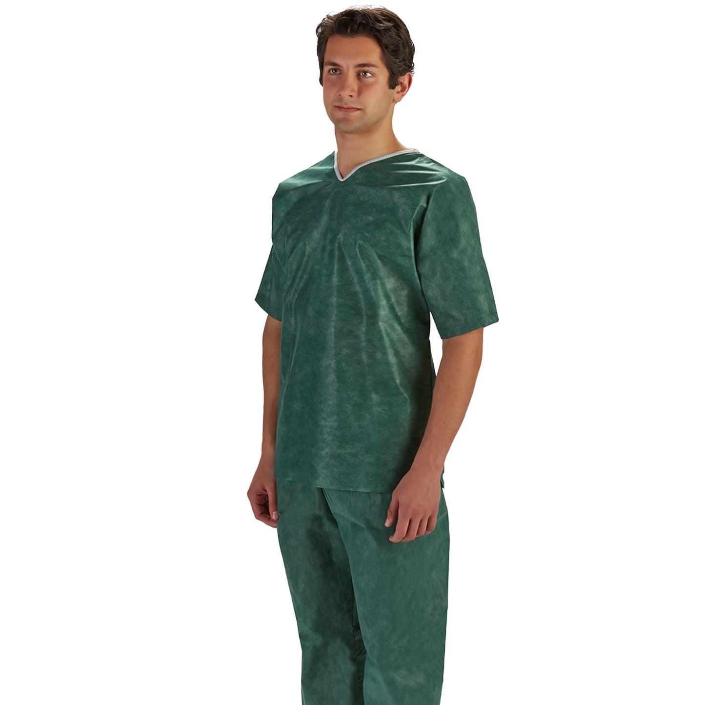 PANTS SCRUB GRN XXL 30/CS NONWOVEN 46-48"
