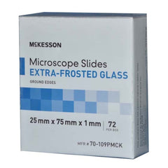 SLIDE, EXTRA-FROSTED PREMIUM 25X75X1MM (72/BX 20BX/CS)