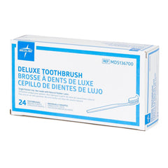 TOOTHBRUSH, DELUXE IND WRAPPEDWHT (144/GR)