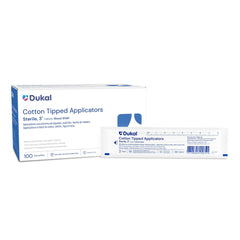 APPLICATOR, COTTON TIPPED ST 3" (2/PK100PK/BX10BX/CS)