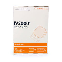 DRESSING, IV3000 1-HAND 2 3/8X2 3/4" (100/BX 9BX/C