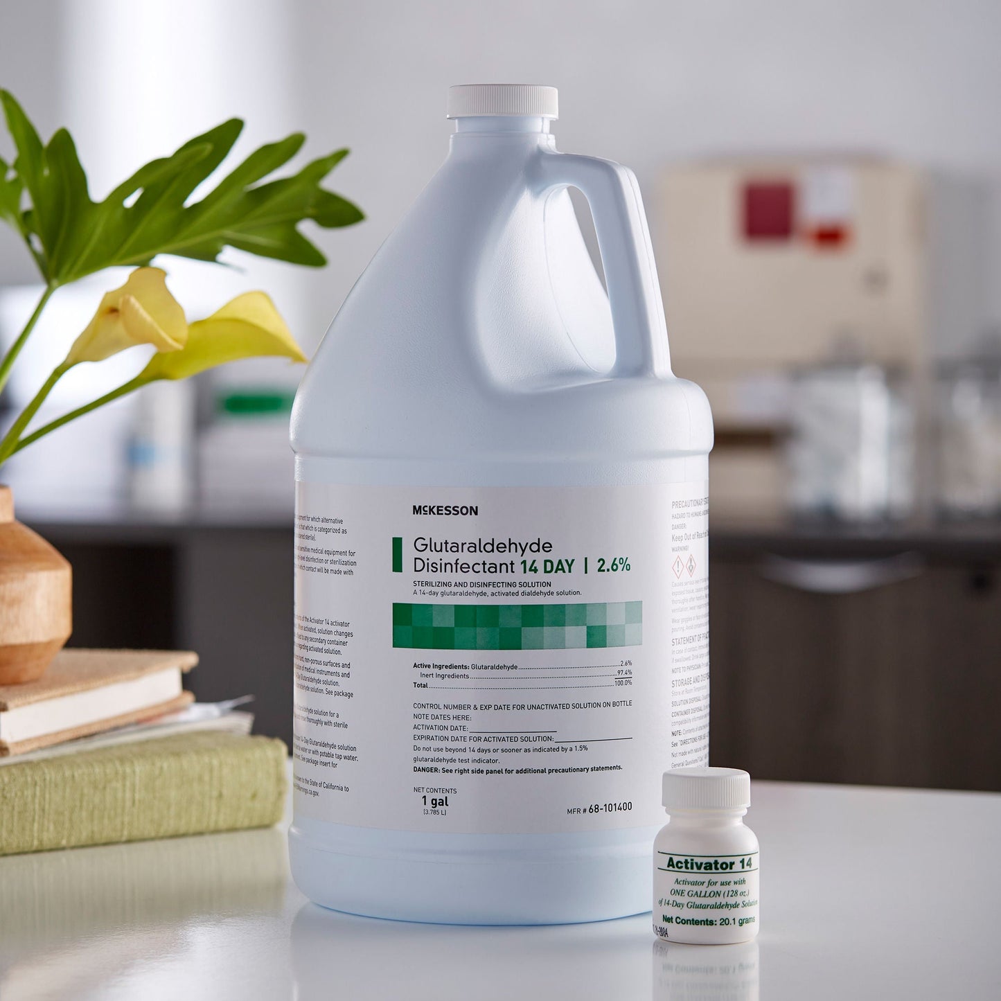 DISINFECTANT, GLUTARALDEHYDE 14DAY (4GL/CS)