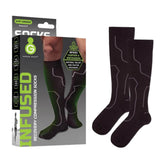 SOCKS, COMPRESSION SM/MED (24PR/CS)