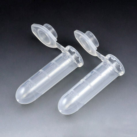 TUBE, MICROCENTRIFUGE 2ML (500/CS) SNAP CAP/POLYPROP