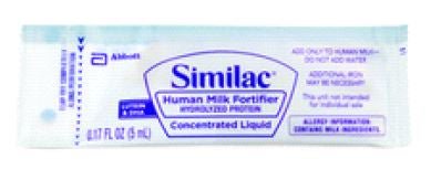 FORTIFIER, HUMAN MILK HYDROLYZED PROTEIN 5ML (24/BX 6BX/CS)