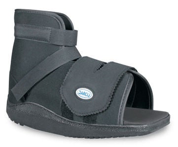 BOOT, CAST SLIMLINE BLK SM W/SQ TOE (36/CS)