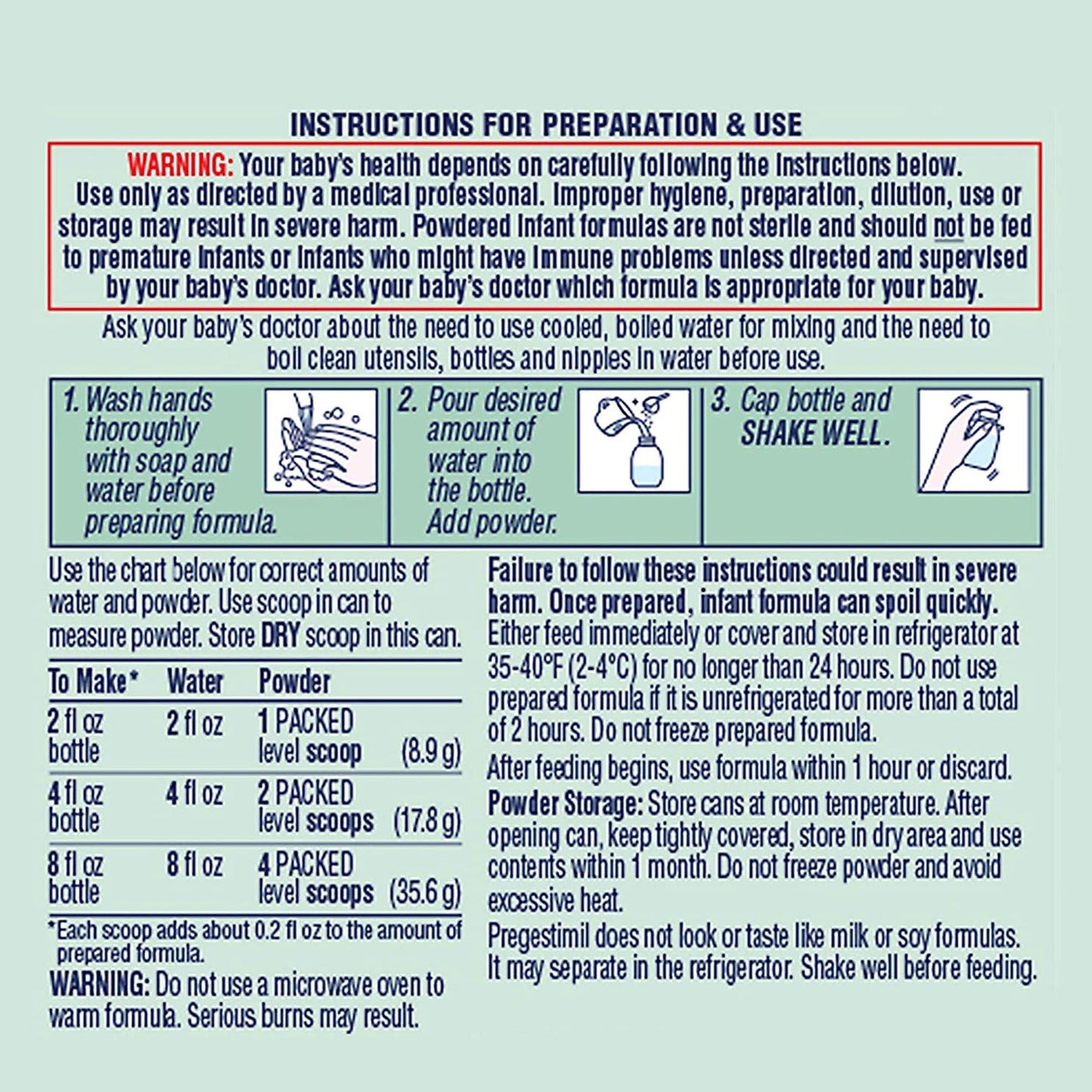 PREGESTIMIL. PDR 1LB (6/CS)
