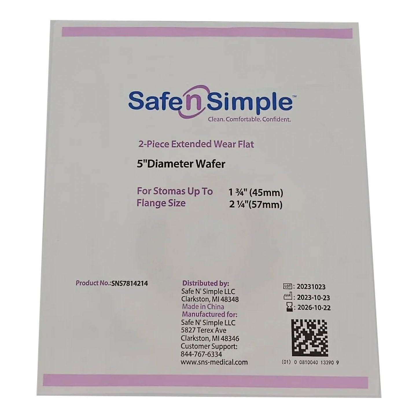 BARRIER, OSTOMY 2PC EXT HYDROCOLLOID 1 1/4"" (5/BX 8BX/CS)