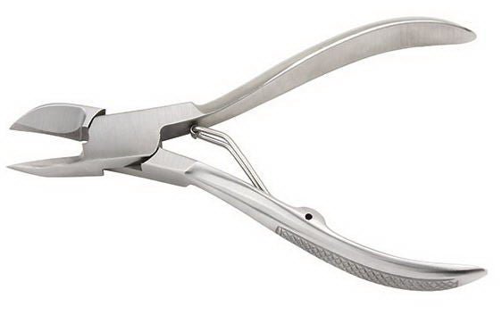NIPPER, NAIL CONCV JAWS SNGL SPRING S/STL 4-5/8"