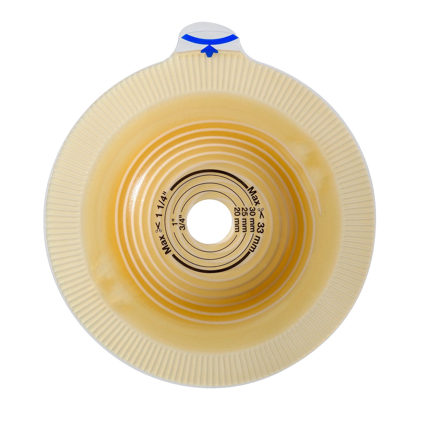 FLANGE, SKIN BARRIER W/BELT LOOP 5/8X1 5/16 BLU (5