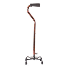 CANE, QUAD ADJ DMI F/ADLT SPIRAL COPPER