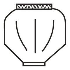 DRAPE, SHOWER CAP 18"X13" (10/BX) 326084