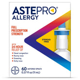 ASTEPRO ALLERGY, SPR NASAL 205.5MCG 60METERED SPRAYS