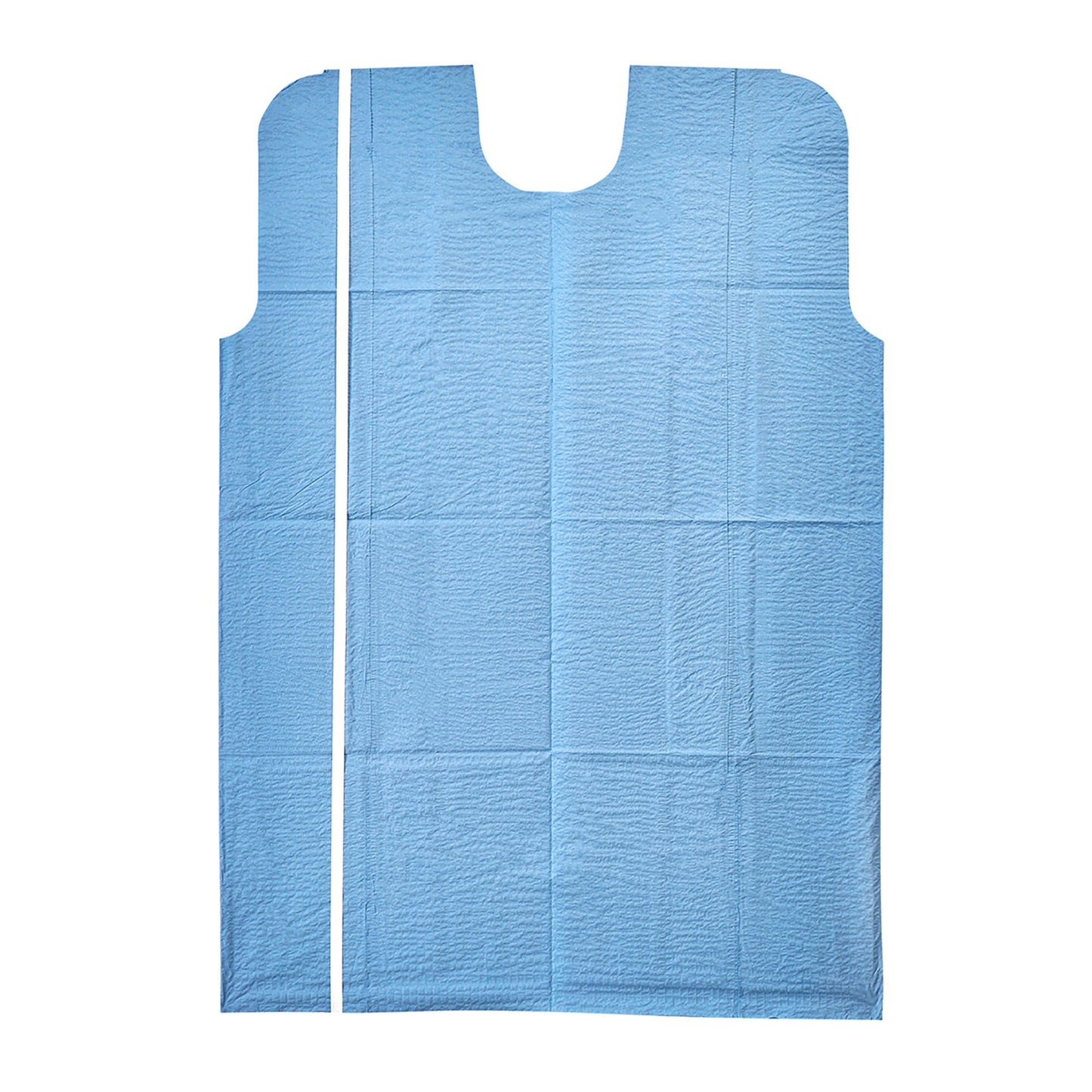 GOWN, EXAM ECON SCRIM BLU 30X42" (50/CS)