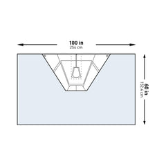 DRAPE, SURGICAL ORTHO HD SHOULDER ARTHRO 100"X60" (12/CS)