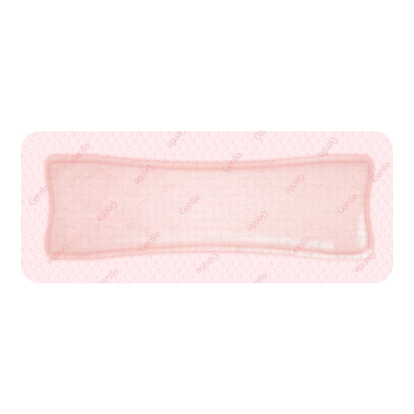 DRESSING, HYDROCELLULAR GENTLEBORDER FM 10CMX20CM (10/BX 6B