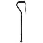 CANE, OFFSET ALUM BLK (6/CS) )