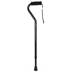 CANE, OFFSET ALUM BLK (6/CS) )