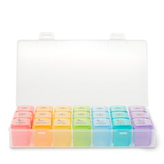 PLANNER, PILL EZY DOSE WEEKLY 3XDAY RAINBOW (3/PK)