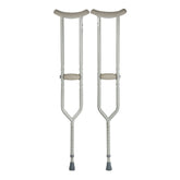 CRUTCH, STEEL PUSH BUTTON ADJ HD 500LBS (PR)