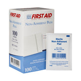 DRESSING, TELFA N/ADH STR 2"X 3" 1'S (100/BX) DERSCI