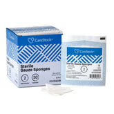 GAUZE, PERF 8PLY LF STR 2X2" (2/PK 50PK/BX 30BX/CS)
