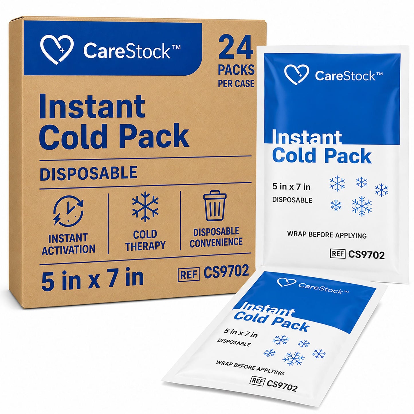 COLD PACK, INSTANT 5X7" (24/CS)