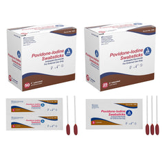 SWABSTICK, PVP (3/PK 25/BX 10BX/CS)