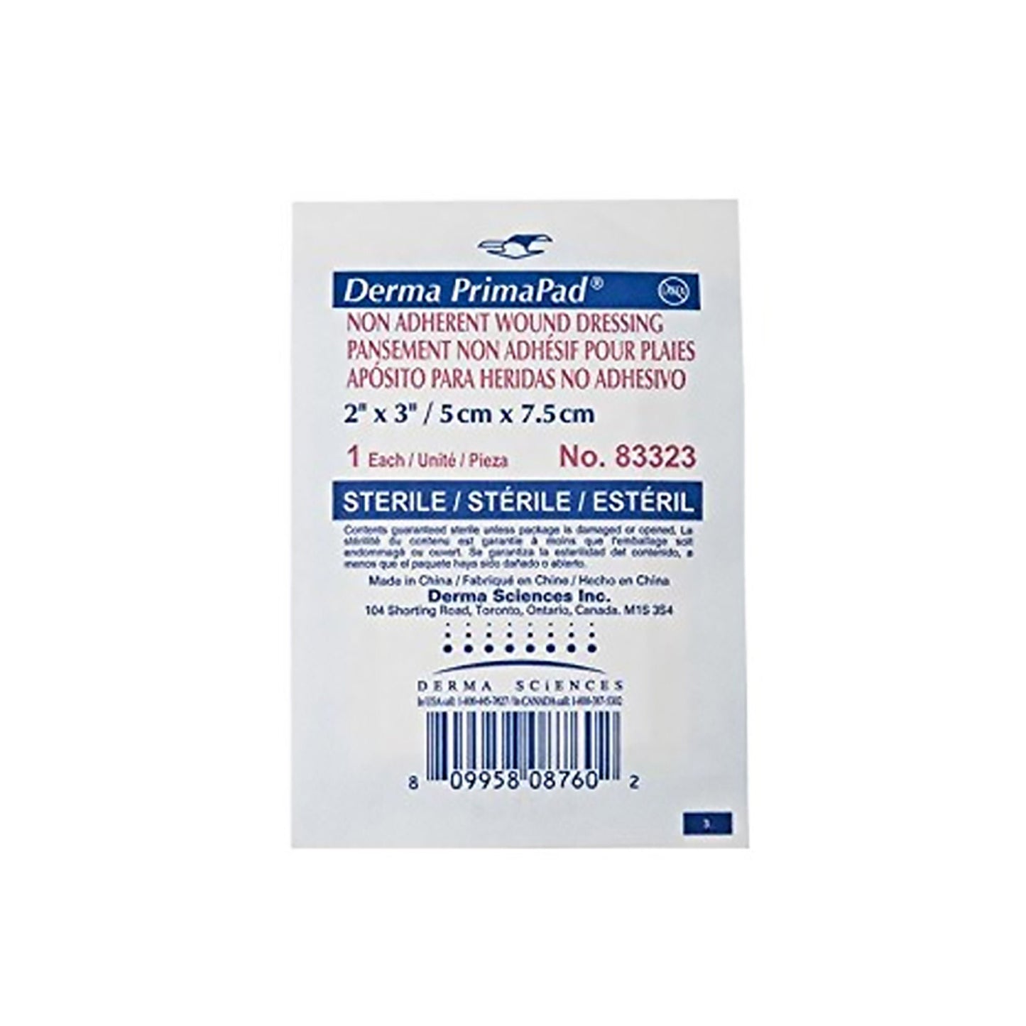 DRESSING, N/ADHER STR 1PLY 2X3(100/BX 24BX/CS)