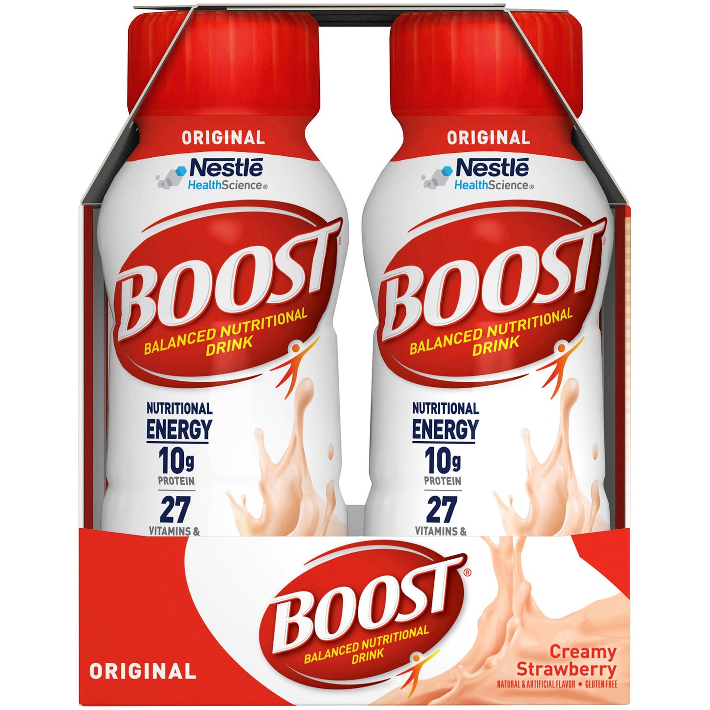 BOOST, ORIGINALCREAMY STRAWBERRY FE 8OZ (6/PK 4P/KCS)