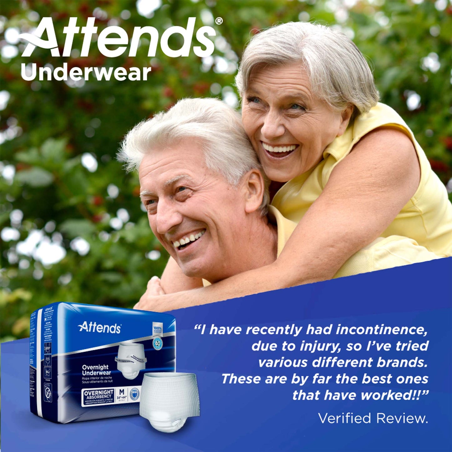 UNDERWEAR, INCONT OVERNIGHT SUPER+ MED (16/BG 4BG/CS)