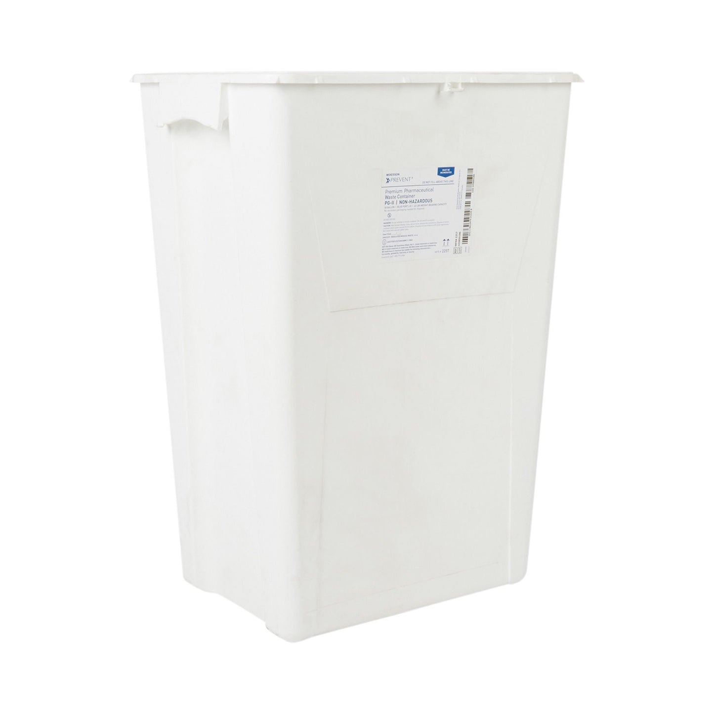 CONTAINER, SHARPS PHARMA WHT/BLU 18GL (7/CS)