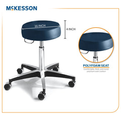 STOOL, EXAM PNEU 5LEG AGATE BLU