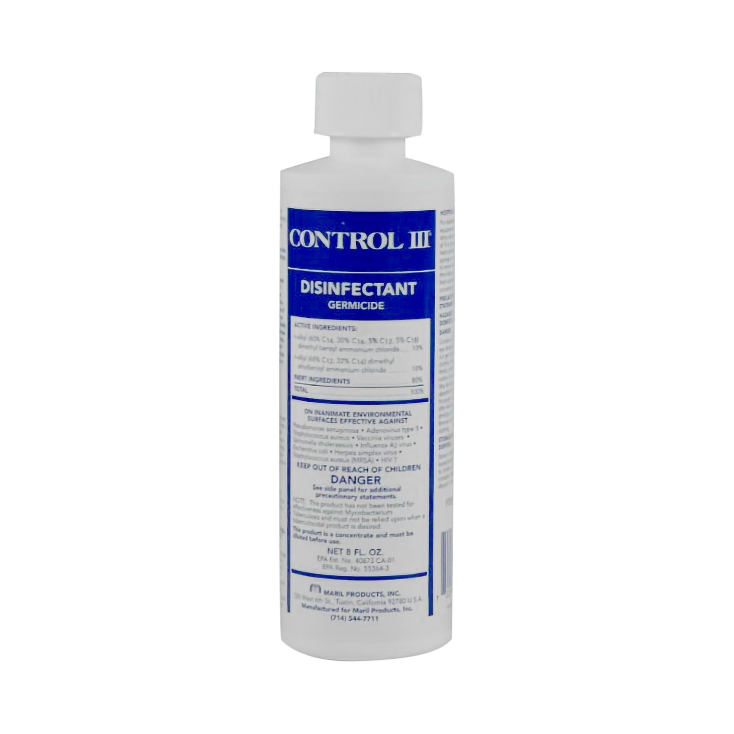 DISINFECTANT, CONTROL III GERMICIDE CONCENTRATOR 8