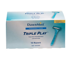 RAZOR, DISP 3BLADE (10/PK 50PK/CS)